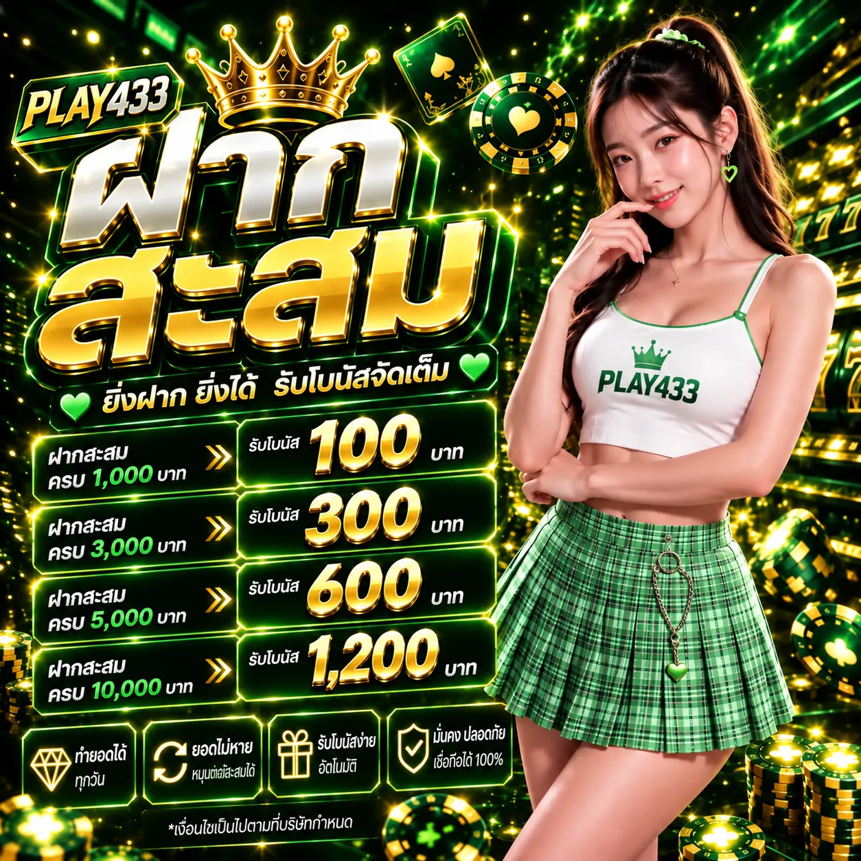 PLAY433ฝากสะสม