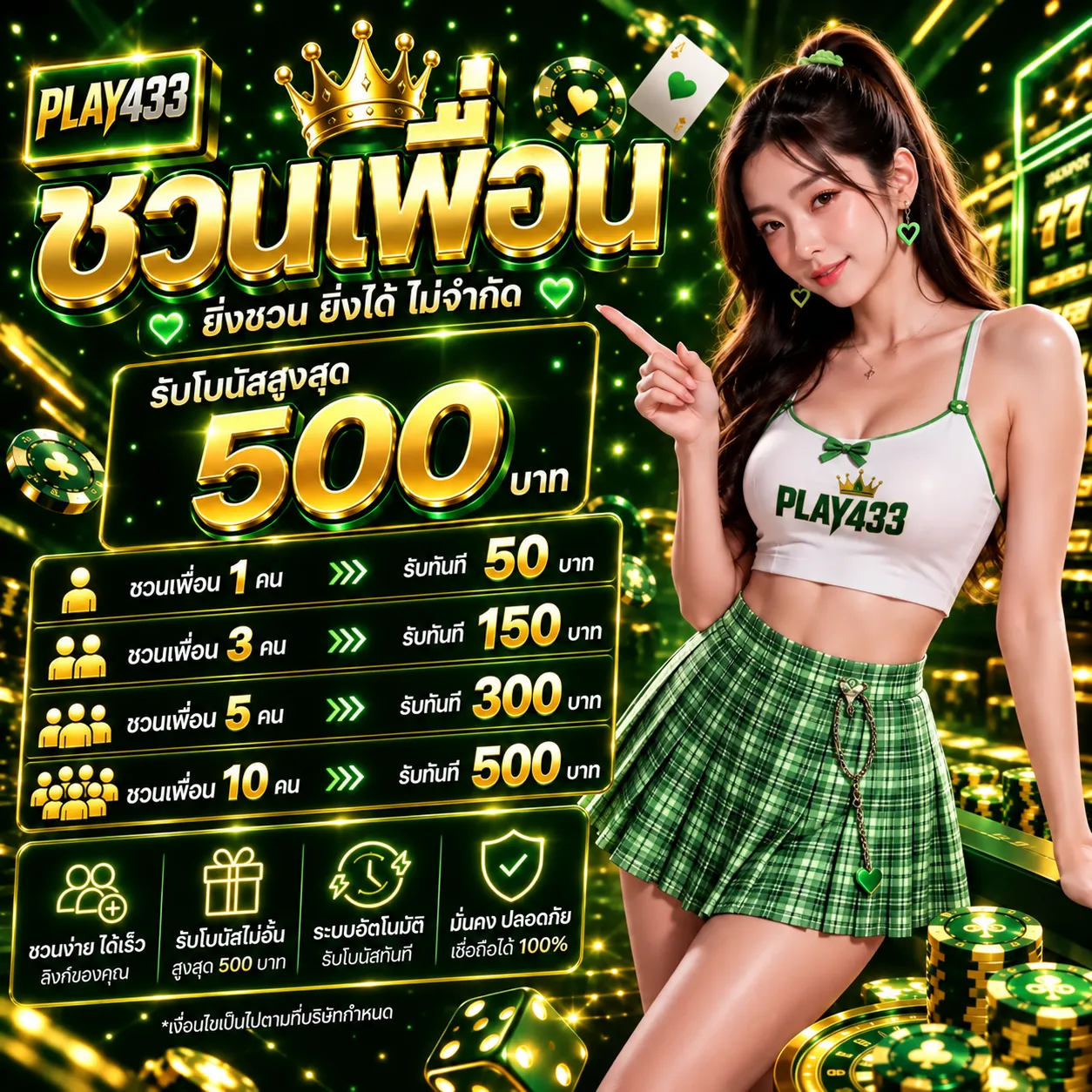 โปรชวนเพื่อนPLAY433